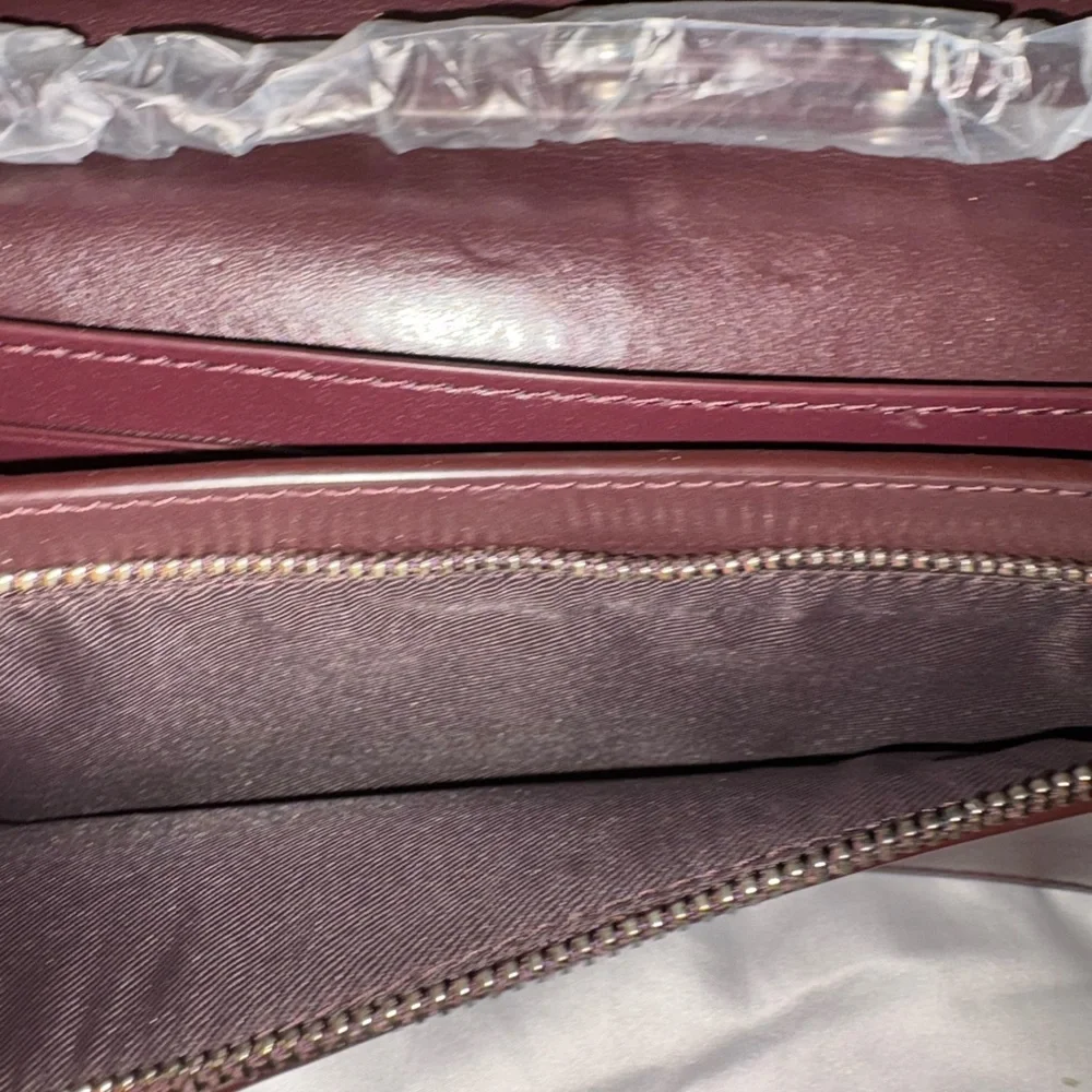 NWOT Coach Cream and Brown Snakeskin Python Embossed Leather Bag - Picture 9 of 9
